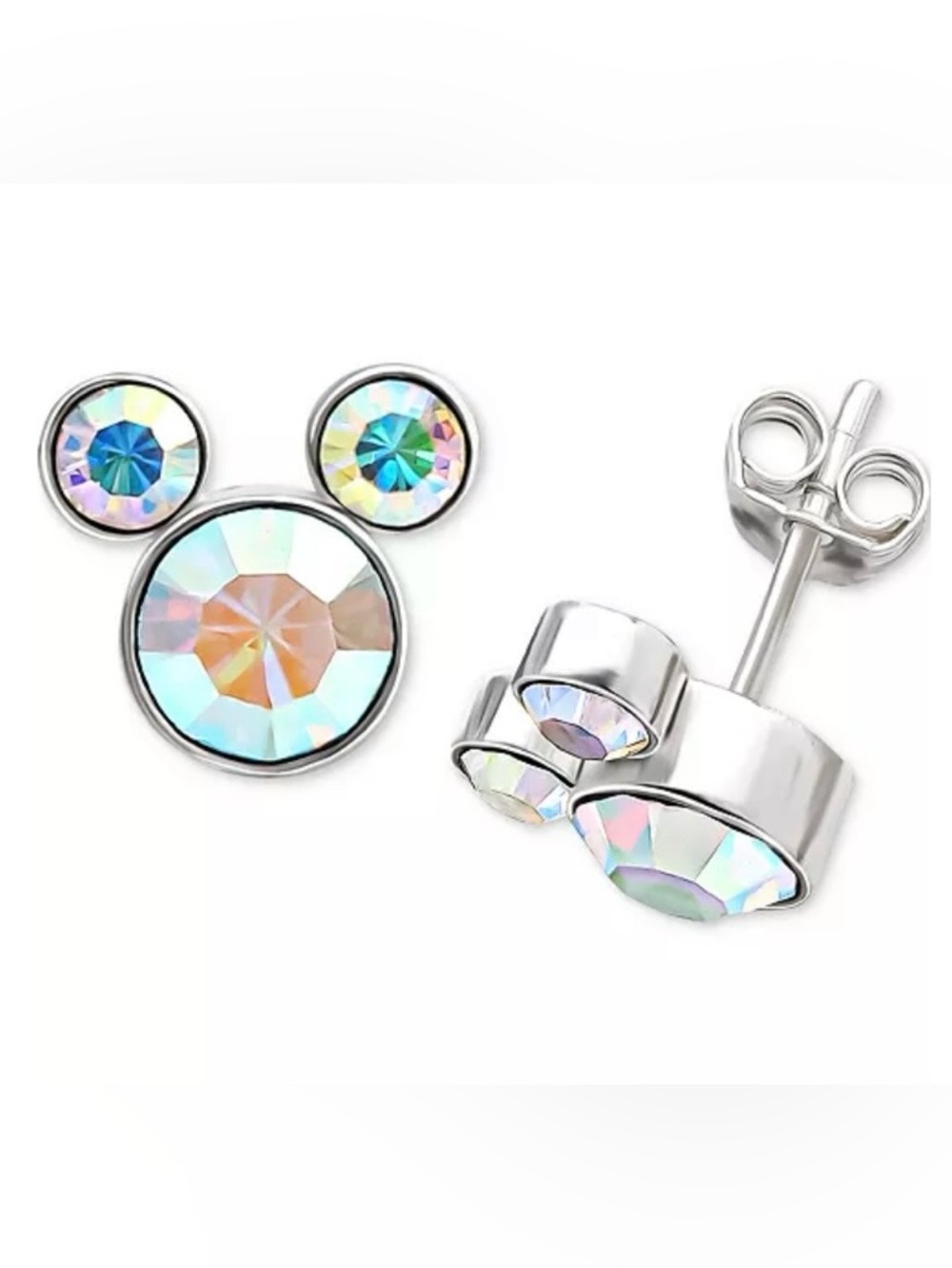 Giani Bernini x Disney Sterling Silver Crystal Stud Earrings